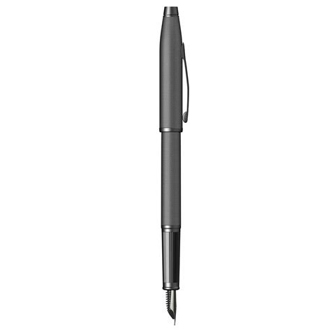 CROSS, Fountain Pen - CENTURY II BLACK MICRO-KNURL BT. — SWASTIK penn