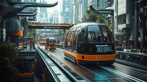 Futuristic autonomous transport systems with ai traffic management ...