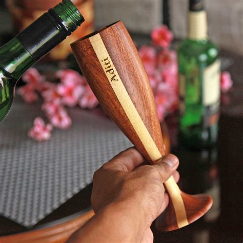 Wooden Glassware & Drinking Glasses | Handmade Wooden Goblet & Tumbler ...