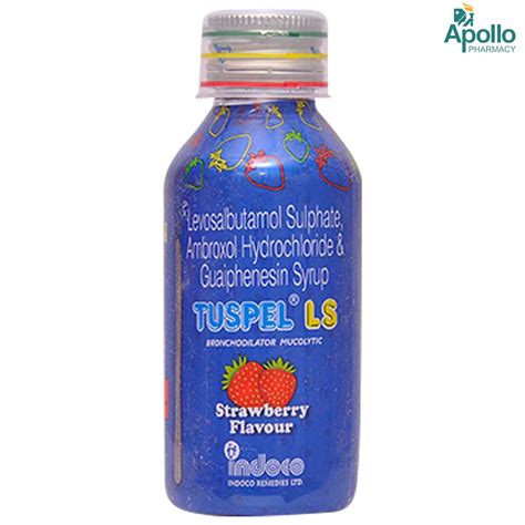 Tuspel LS Strawberry Syrup 100 ml Price, Uses, Side Effects ...