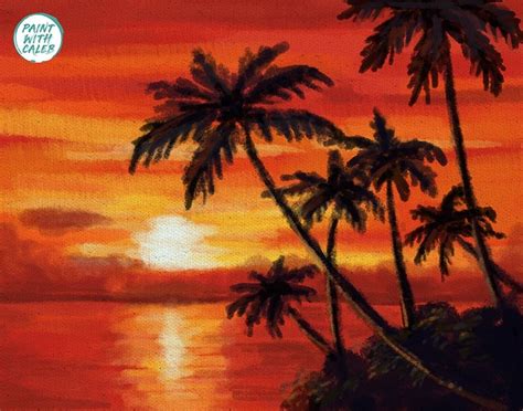 Paint Night - Hawaiian Sunset, 3578 E Pony Express Pkwy #101, Eagle ...