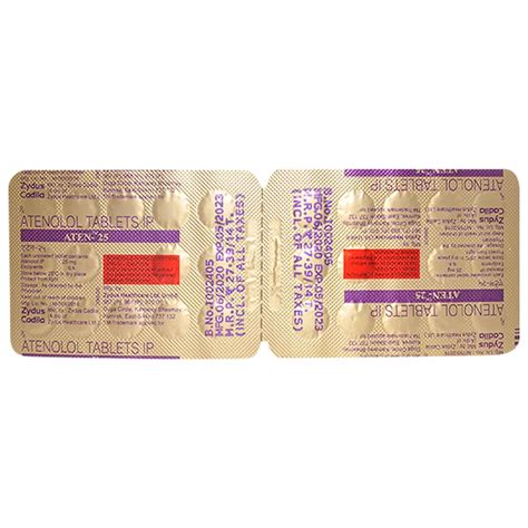 Atenex 25 Tablet 14's Price, Uses, Side Effects, Composition - Apollo ...