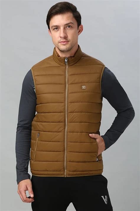 Buy VAN HEUSEN MEN SOLID CASUAL JACKET | Goyal Collection