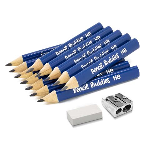 Buy Short Jumbo Pencils for Kids, Preschoolers, Kindergarten, Toddlers ...