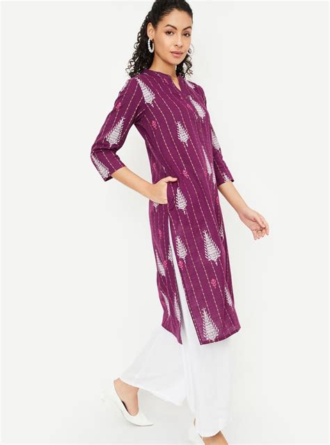 Buy Women Printed Straight Kurta Online at just Rs. 499.0 ...