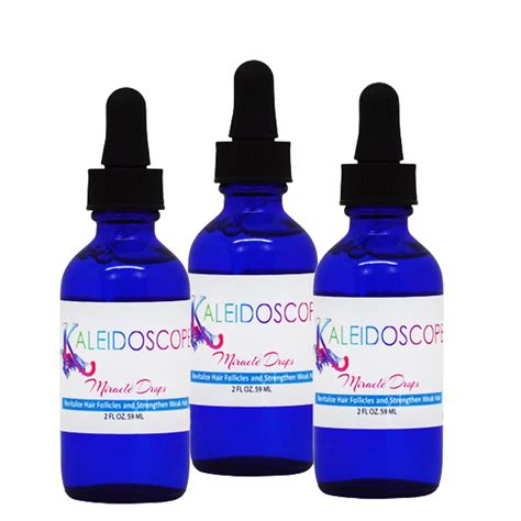 Kaleidoscope Miracle Drops Hair Growth Oil Serum 3-Pack 2 Oz. - Fast ...