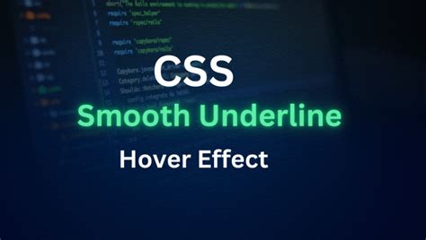 Image result for Hover Effect Line beneath Text in HTML Nav