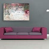 Inephos Fabric Night Venice Wall Painting, Purple, Abstract, 91cm X ...