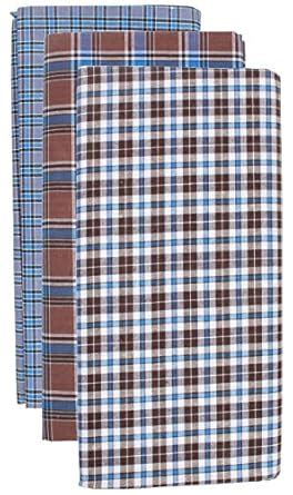 Buy Clasic Men's Cotton Lungi (Multi-Coloured, Set of 3, 2.10 Meter) at ...
