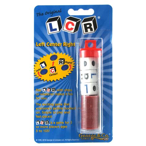 Left Center Right LCR Dice Game | Video Game Heaven & Cool Stuff