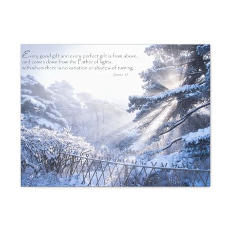 Scripture Walls Father Of Lights James 1:17 Bible Verse Canvas ...