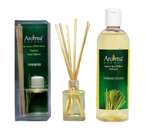 Aroma Galaxy Lemon Grass Scented Reed Diffuser Oil | Oil for Home ...