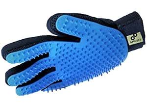 Angeles 8 [2019 Upgrade Version Pet Grooming Glove - Gentle Deshedding ...