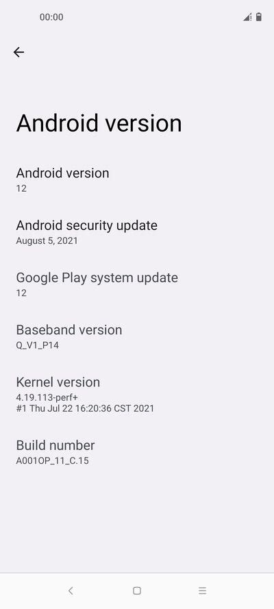 Android 12 ROM 的图像结果