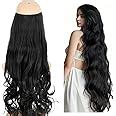 Artifice 5 Clip Curly Wavy Hair Extension Natural Looking Synthetic ...