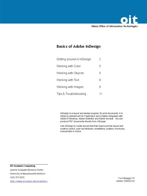 Image result for InDesign Basics