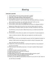 Image result for Boeing Structured Interview Questions Answers