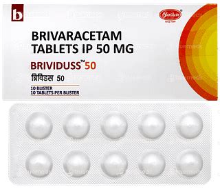 Brividuss 50mg Tablet 10 - Uses, Side Effects, Dosage, Price | Truemeds