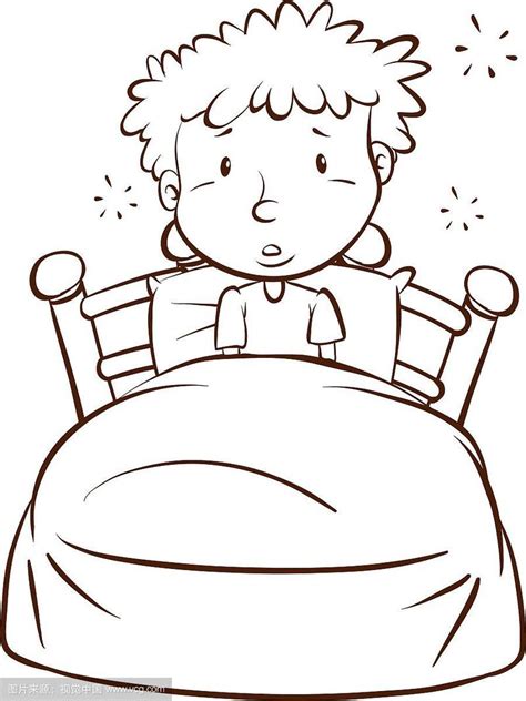 起床简笔画 的图像结果