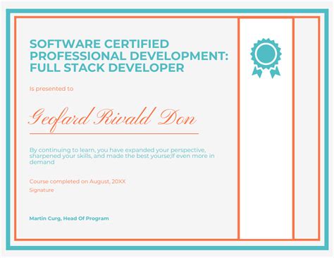 Image result for Software Development Certificate