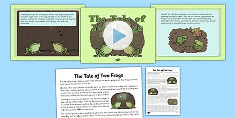 Tale of Two Frogs PowerPoint and Script (teacher made)
