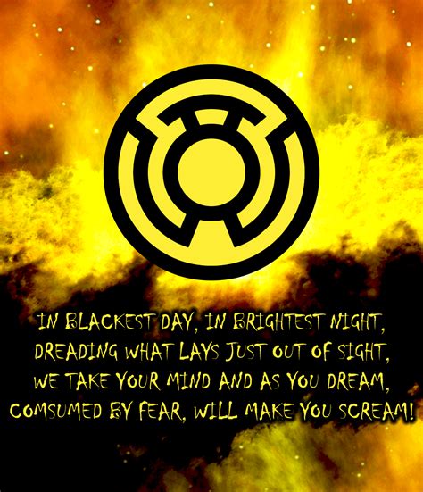 Juramento De Linterna Amarilla