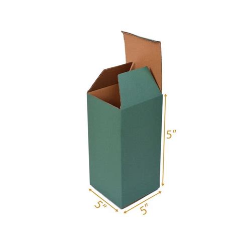 Green Reverse Tuck Box -5x5x5 | Gift Boxes, Eflute Cartons