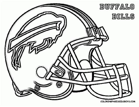 NFL Football Helmet Coloring Pages - Coloring Home