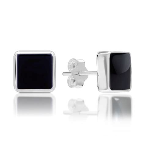 Buy Silver Earrings for Men & Boys Online @ Best Prices | Truesilver