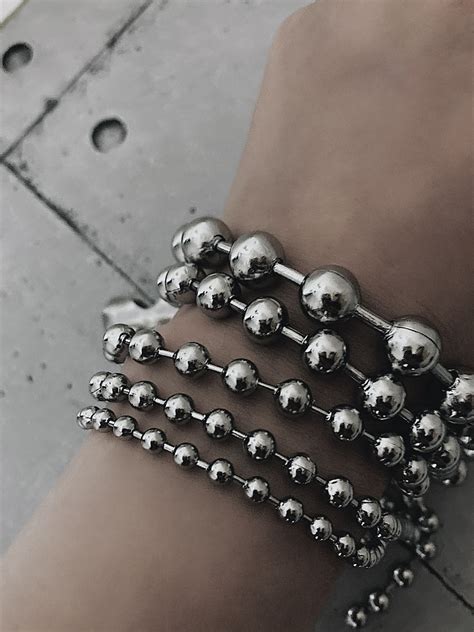 Stainless Ball Anklet(10mm) | Platariche