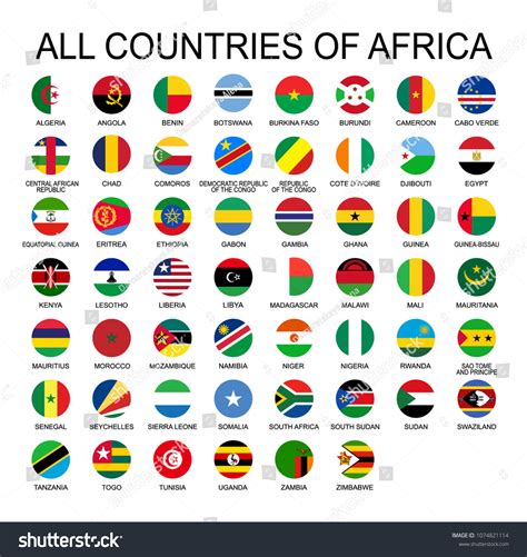 Africa All Countries Flags 的图像结果