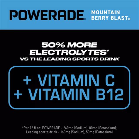 Powerade Mountain Berry Blast Sports Drink - Shop Sports & energy ...