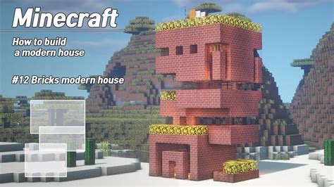 Minecraft Brick House Modern Tutorial 的图像结果