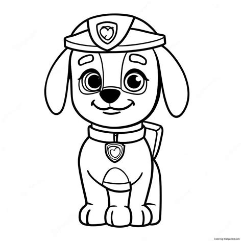Paw Patrol Colouring Zuma