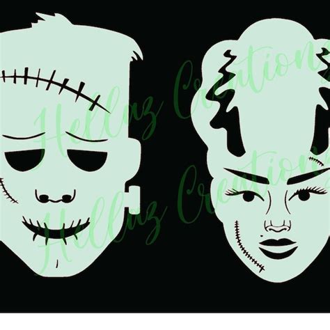 Image result for Frankenstein and Bride SVG