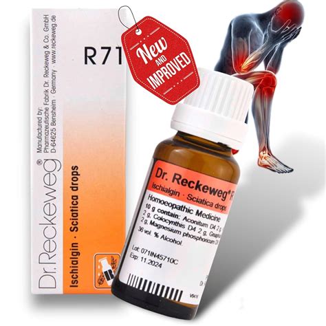 Buy KRIG'S Dr Reckeweg R71 Sciatica_Drops Homeopathic Medicine - 22Ml ...