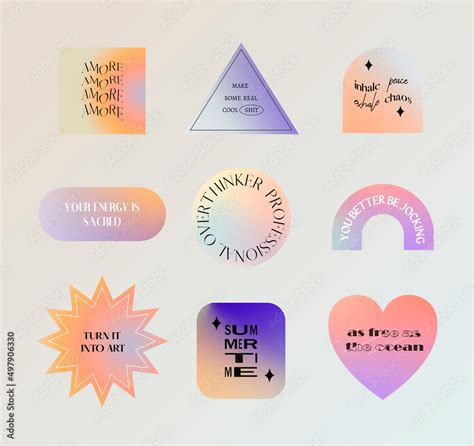 Image result for Abstract Gradient Stickers
