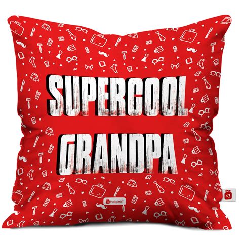 Buy Indigifts Grandfather Birthday Gifts Supercool Grandpa Quote ...