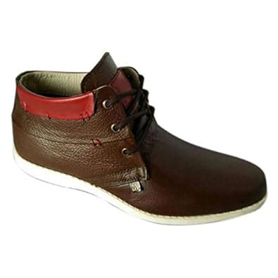Buy Men's Brown Leather Casual Shoes - 7 at Amazon.in