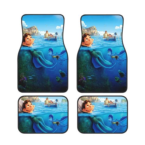 4pcs Car Floor Mats Set Luca Print Car Floor Mat Durable Fabric Heavy ...