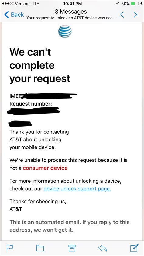 Unlocking device - what does this mean? : r/ATT