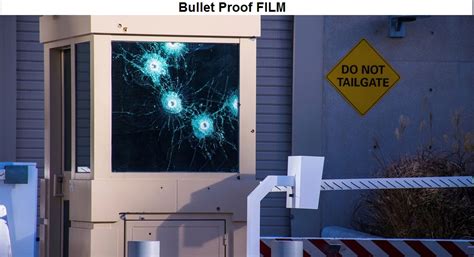 High Quality Bullet Proof Film for Windows, Cars, Glass