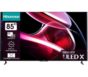 Hisense 85UXKQ Zwart: beste prijs - Tweakers
