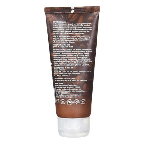 Bombay Shaving Company Coffee Face Wash, 50 gm Price, Uses, Side ...