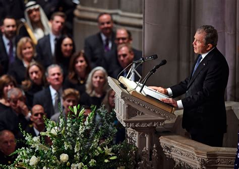 Image result for Bush Funeral Programs