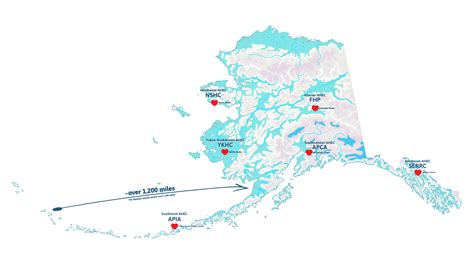 Alaska's AHEC Region Map | College of Health | University of Alaska Anchorage