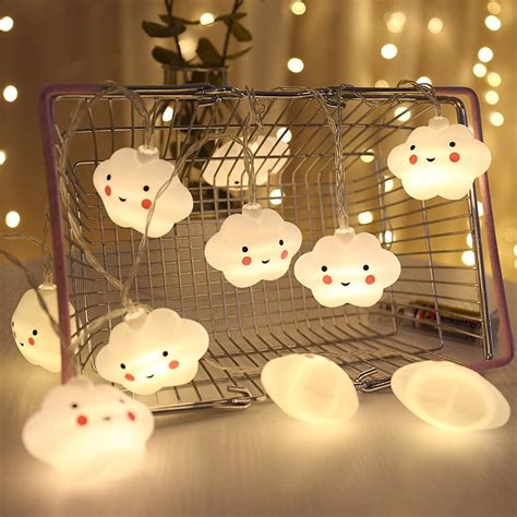 Smiling Cloud Led Serial String Lights – Homely Arts
