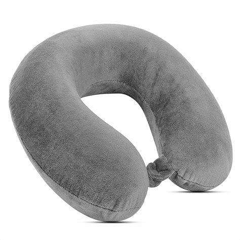 HOOPY Travel Neck Pillow in Memory Foam Luxury Travel Neck Support ...