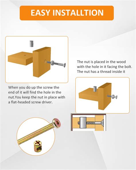 Snapklik.com : Crib Screws Hardware Replacement Kit - 28 Set Baby Bed ...