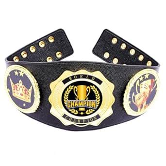 CHXIXUE Championship Belt, Wrestling Belt Real Leather Kids Size ...